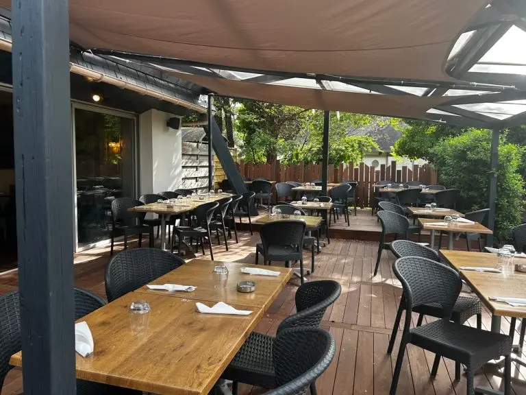 Terrasse Restaurant Au Père Tranquille Baden Port Blanc